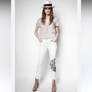 Zadig and Voltaire Elton denim tie and dye